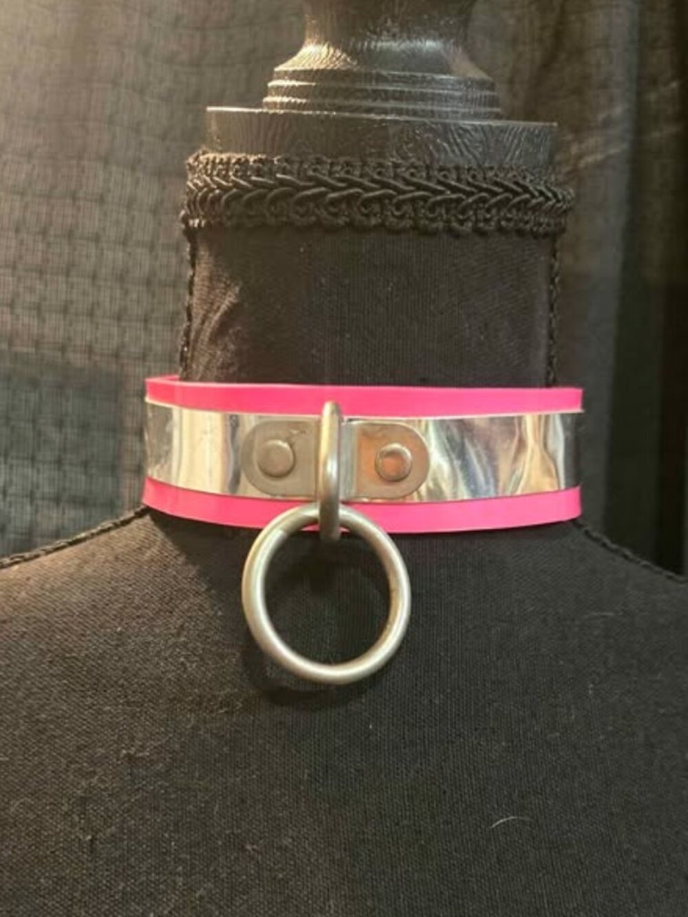Dolls Kill Brand Y2K Rave Festival Punk BDSM Cute Choker Bondage O Ring
